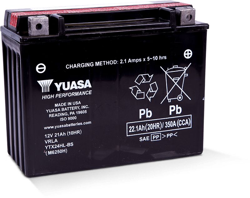 Load image into Gallery viewer, Yuasa Maintenance Free YTX24HLBS 12 Volt Battery YUAM6250H