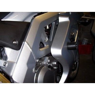 Load image into Gallery viewer, R&G Racing Black Classic Style Crash Protectors For 2003-2012 Suzuki SV650 FullFaired