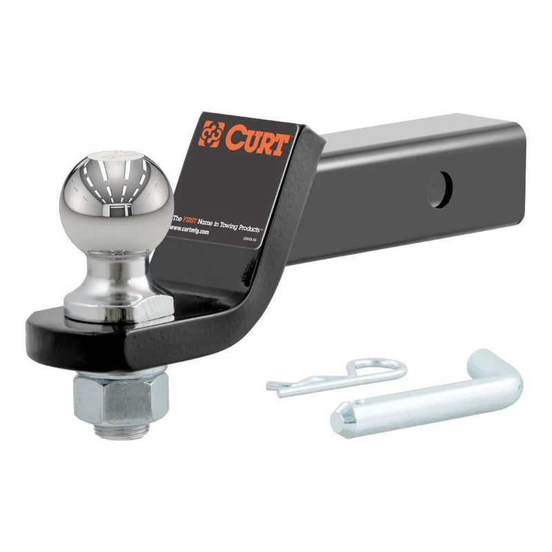 Load image into Gallery viewer, CURT Manufacturing - Ball Mount w/ 2 Inch Ball - 2 Inch Shank - 2 Inch Drop - Includes Hitch Pin & Clip