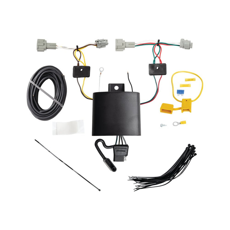 Load image into Gallery viewer, T-One T-Connector Custom Trailer Hitch Harness, 4-Way Flat, fits Select Nissan Kicks