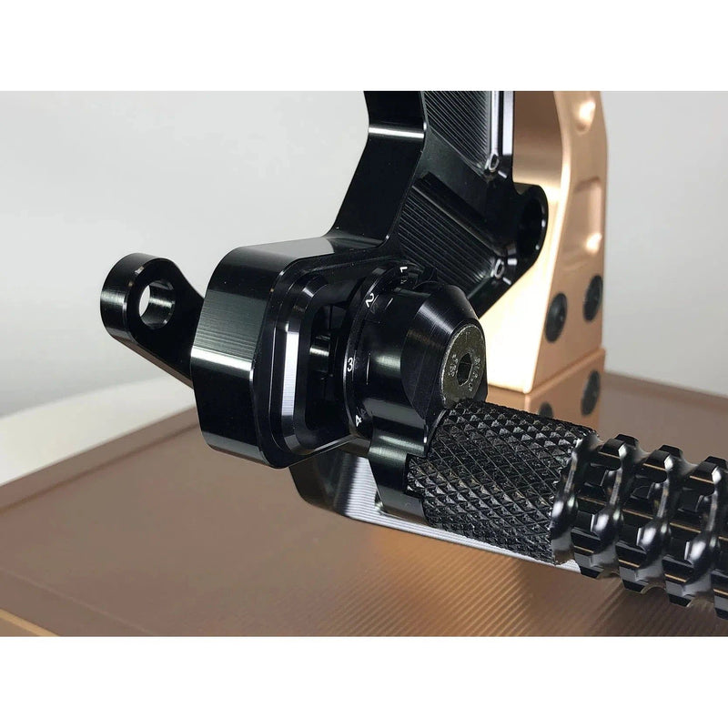 Load image into Gallery viewer, Vortex Racing Adjustable Rear Set Black - RS433K