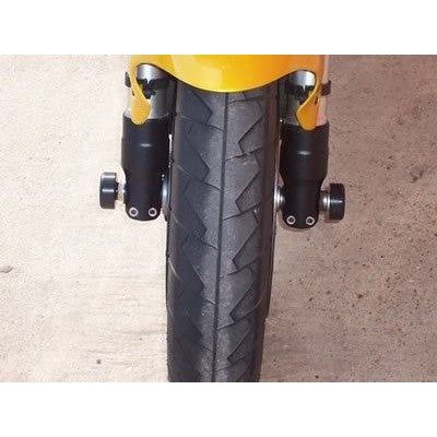 Load image into Gallery viewer, R&G Racing Black Fork Protectors For 1997-1998 Triumph Daytona T595