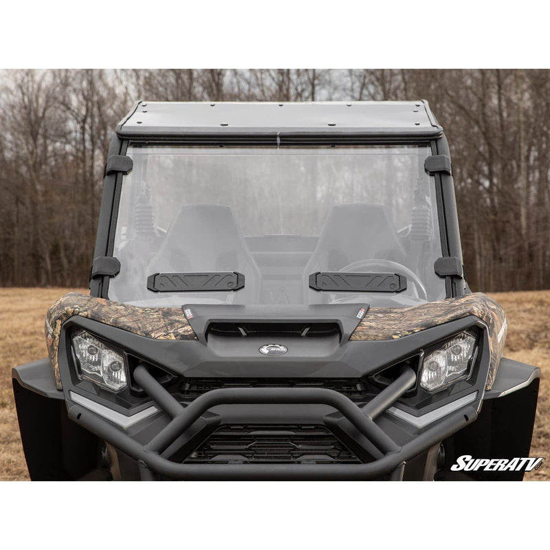Load image into Gallery viewer, SuperATV Can-Am Commander Vented Full Windshield WS-CA-COM-V-002-70