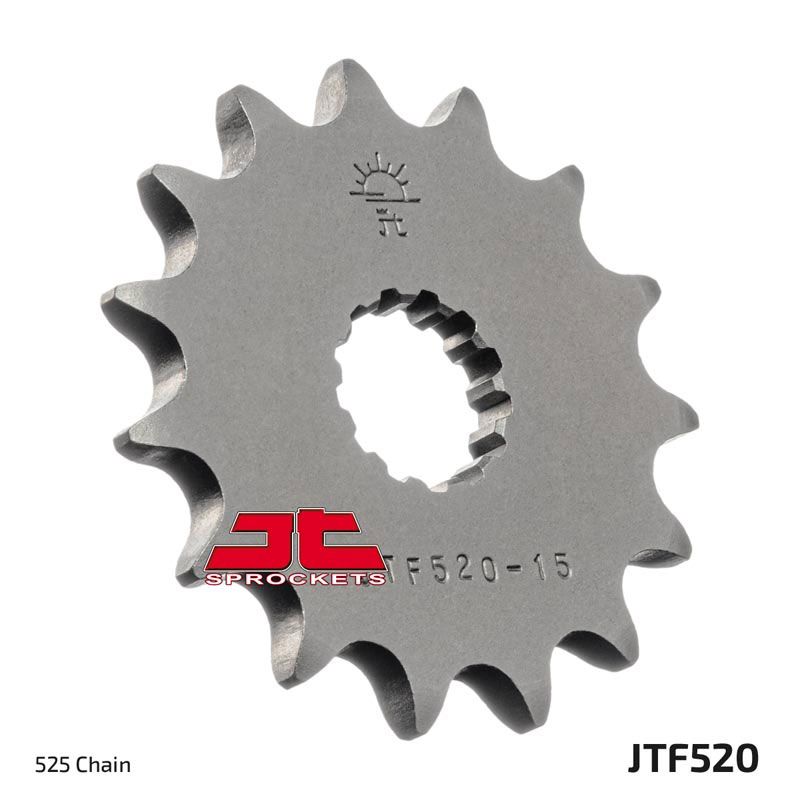 Load image into Gallery viewer, JT Sprockets Front Steel Countershaft Sprocket 15 Tooth 15T 525 Chain For Kawasaki W650 A1,A2,A3,A4 1999-2002 JTF520.15