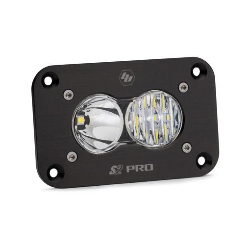 Load image into Gallery viewer, Baja Designs Auxiliary LED Light Pod Each Black Flush Mount S2 Pro Series Driving/Combo Pattern Clear Lens Universal 481003