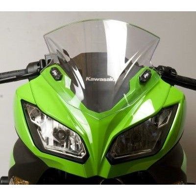 Load image into Gallery viewer, R&G Racing Black Mirror Delete Blanking Plates For 2019-2024 Kawasaki Ninja 125