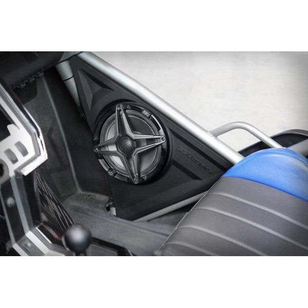 Load image into Gallery viewer, SSV Works Behind Seat 6.5" Unloaded Speaker Pods With 8" Speaker Pods For Polaris Slingshot 15-21