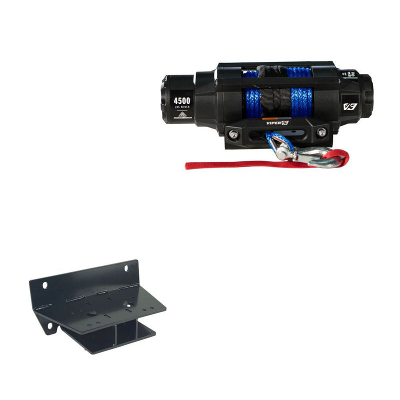 Load image into Gallery viewer, Viper 4500lbs V3 Winch Blue Rope With Mount For John Deer Gator RSX 850i 2013-2021
