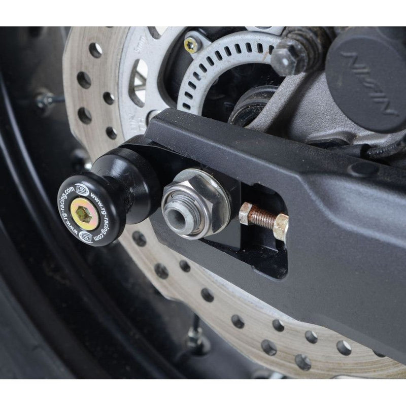Load image into Gallery viewer, R&G Racing Black Cotton Reels Offset For 2014-2019 Honda CB650F