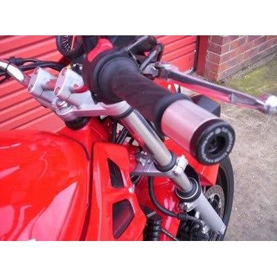 Load image into Gallery viewer, R&G Racing Black Bar End Sliders For 2001?2008 Honda Bros