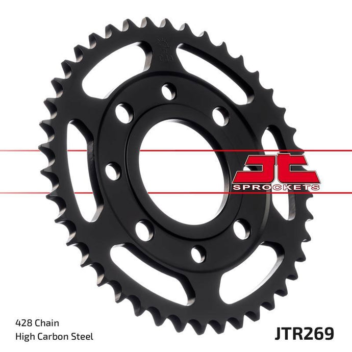 JT Sprockets Rear Steel Sprocket 39 Tooth 39T 428 Chain For Honda CB125 T/T2 TA,TB,TZ 1978-1982 JTR269.39