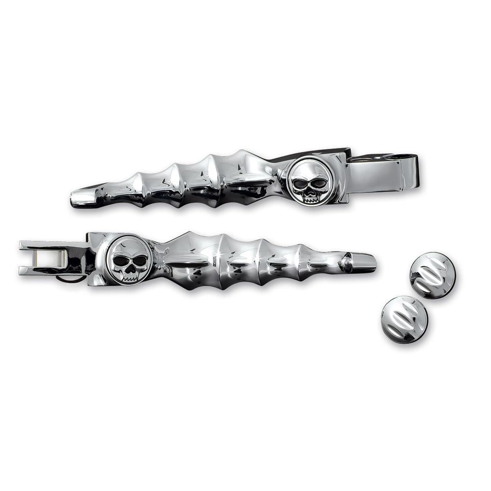 KURYAKYN CHROME ZOMBIE LEVERS FOR 2008-2013 HARLEY DAVIDSON STREET GLIDE MODELS