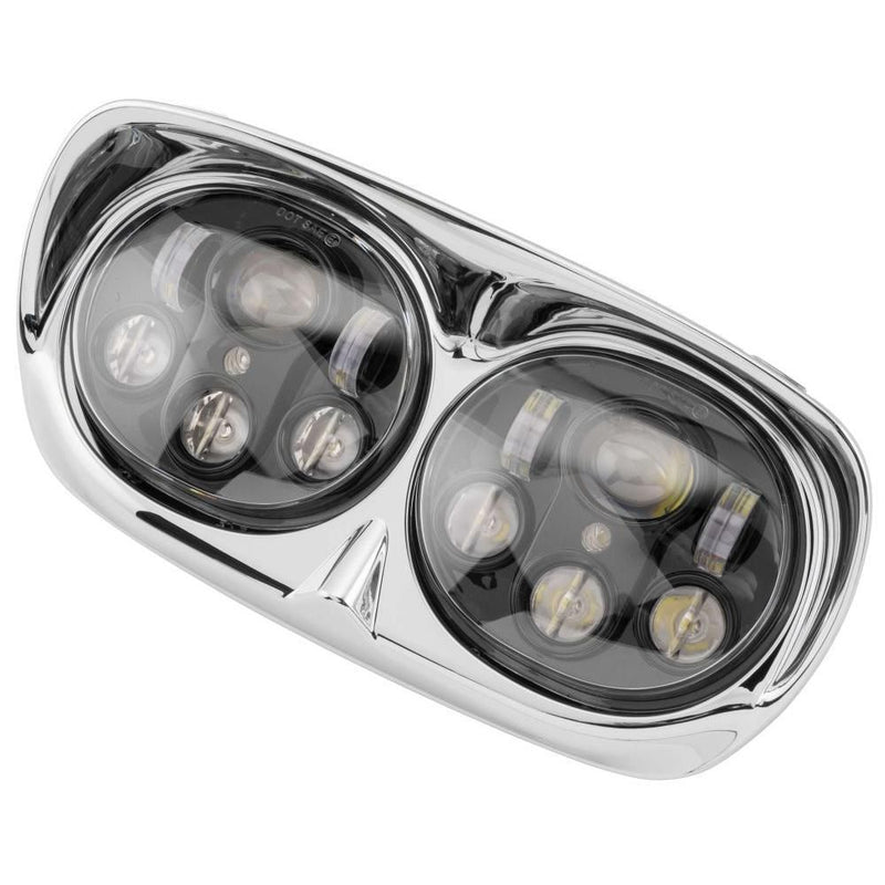 Load image into Gallery viewer, Letric Lighting Headlights For Road Glide Dual Black/Chrome
