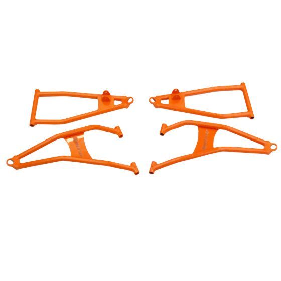 High Lifter Front Forward Upper And Lower Orange Control Arms For Polaris Models HDFFA-RZR1-1-O