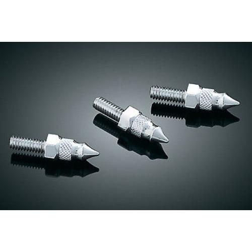 Load image into Gallery viewer, KURYAKYN CHRME WINDSHIELD MOUNT SPIKES FOR 1996-2013 HARLEY BATWING FAIRING 1369
