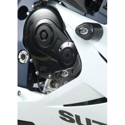 Load image into Gallery viewer, R&amp;G Racing Black Engine Case Sliders RHS For 2011-2018 Suzuki GSXR600
