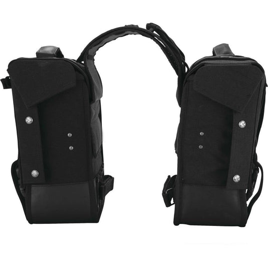 Burly Brand Voyager Throw Over Saddlebags Black - B15-1002B