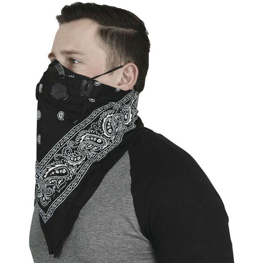ATV/UTV Tek Rider Dust Masks Pro Bandana, Black