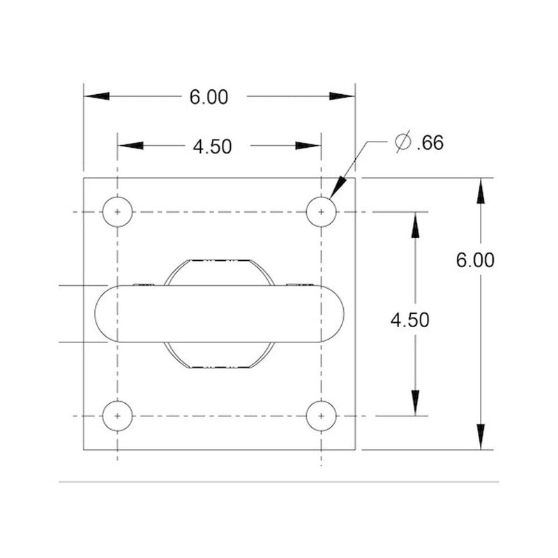 Load image into Gallery viewer, Buyers 4-Bolt Mount Tow Ring - 42,000 Lbs. Capacity with Mounting Hardware

