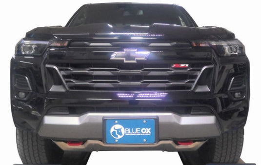 Blue Ox Alpha 2 Tow Bar (6,500 lbs. cap.) & Baseplate Combo fits Select Chevrolet Colorado (No Bison) and GMC Canyon (No off-road bumper)