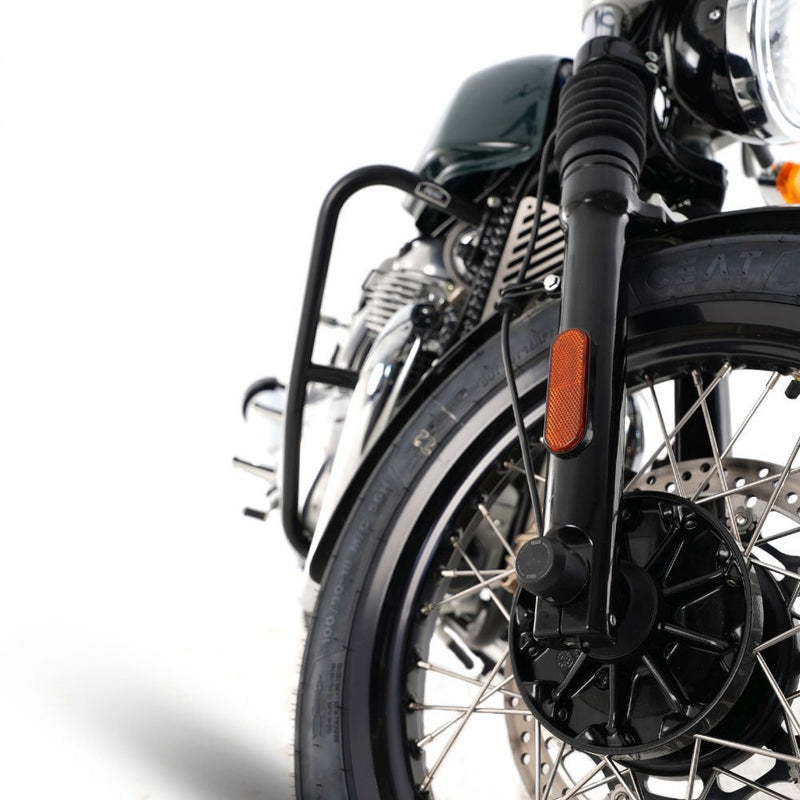 Load image into Gallery viewer, R&amp;G Racing Black Fork Protectors For 2019-2023 Royal Enfield Continental GT 650
