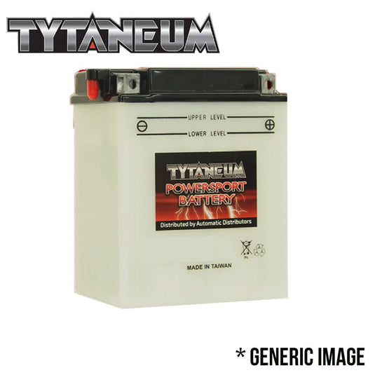 TYTANEUM Conventional Flooded Battery With Acid Pack YB12B-B2