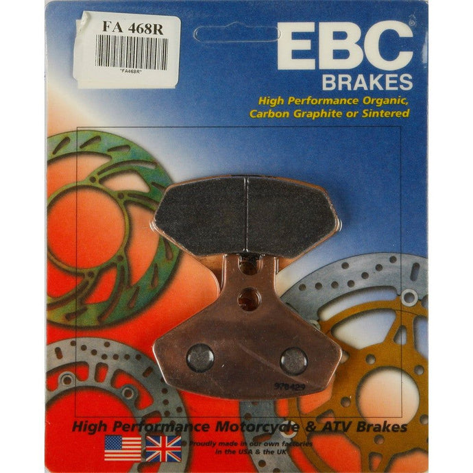 EBC 1 Pair Sintered R Series Heavy-Duty Brake Pads MPN FA468R