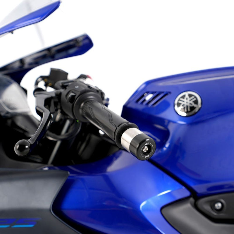 Load image into Gallery viewer, R&amp;G Racing Black Bar End Sliders For 2002-2011 Honda Bros
