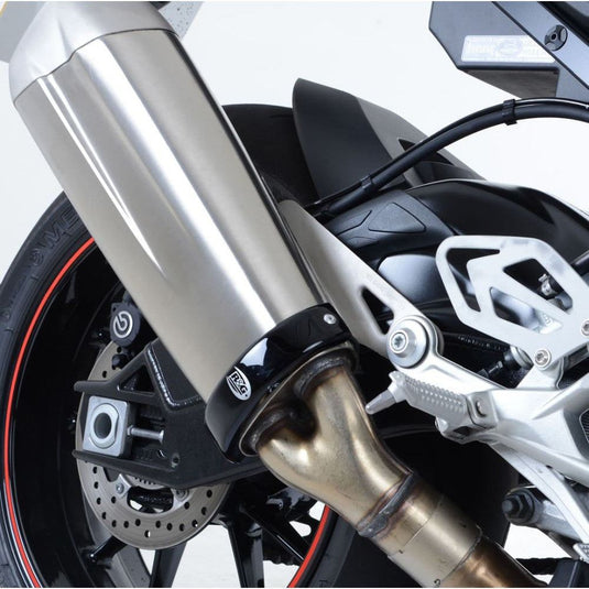 R&G Racing Black Exhaust Protector For 2015-2018 BMW S1000RR EP0026BK
