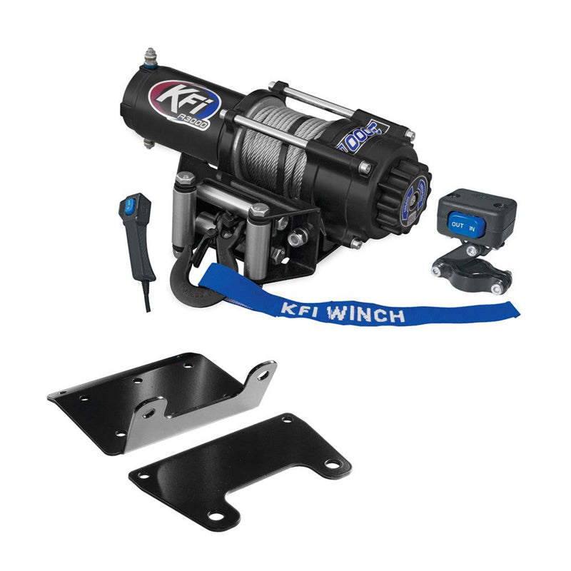 Load image into Gallery viewer, 3000 lb KFI Winch Combo Kit (M3) For 2016-2017 Arctic-Cat 400 ALTERRA 4x4
