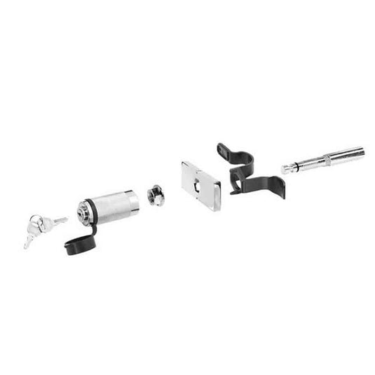 Anti-Rattle Lock, Fits 2 inch Receiver, 5/8 inch Pin Diameter