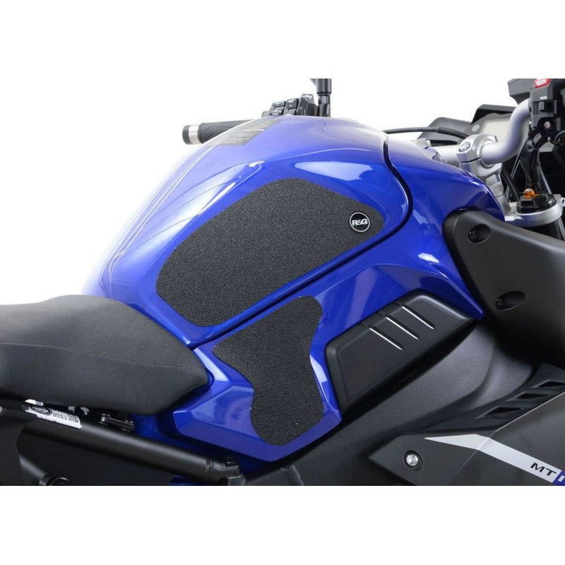 Load image into Gallery viewer, R&amp;G Racing Black Tank Traction Grips For 2017-2024 Yamaha MT-10 SP
