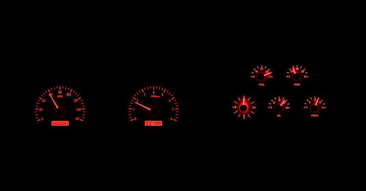 Dakota Digital 1978-1982 Chevrolet Corvette VHX Gauge Kit with Analog Clock VHX-78C-VTA