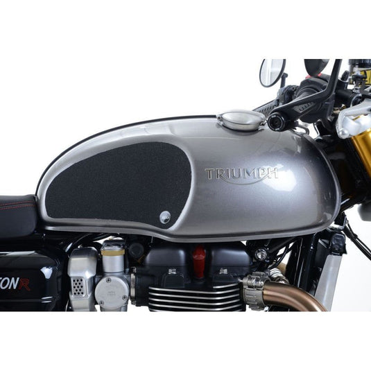 R&G Racing Black Tank Traction Grip For 2016-2018 Triumph Thruxton 1200 R