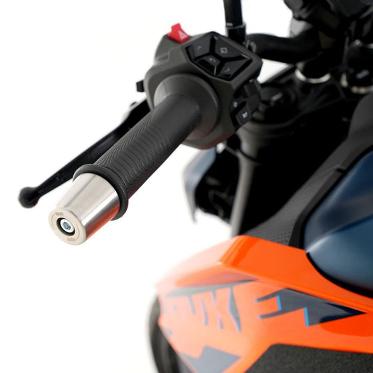 R&G Racing Stainless Steel Bar Ends For 2024-2025 KTM 125 Duke