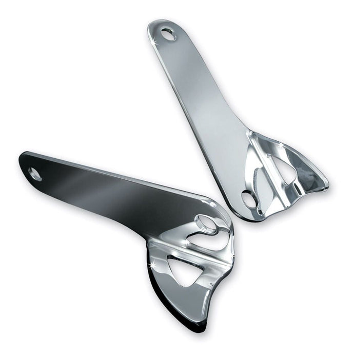 Kuryakyn Chrome Trailer Hook Tie-Down Brackets Harley Touring Batwing 2014-2018