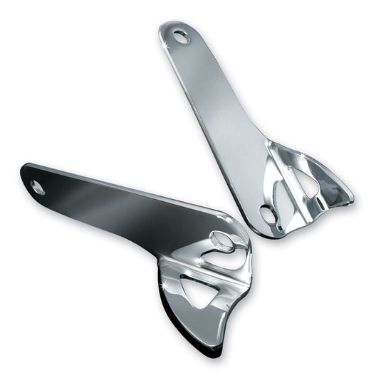 Kuryakyn Chrome Trailer Hook Tie-Down Brackets Harley Touring Batwing 2014-2018