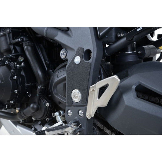 R&G Racing Black Boot Guard Kit For 2016-2018 Triumph Tiger 1050 Sport EZBG804BL