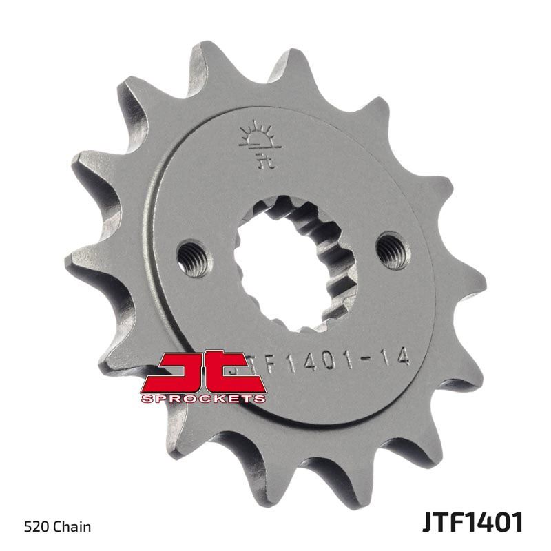 Load image into Gallery viewer, JT Sprockets Front Steel Countershaft Sprocket 14 Tooth 14T 520 Chain
