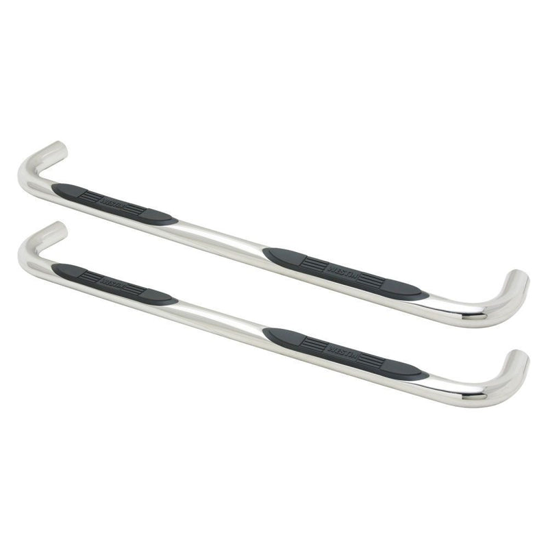 Load image into Gallery viewer, Westin E-Series 3 Inch Round Nerf Bars - Polished Stainless Steel fits 2004-2008 Ford F-150 SuperCab and SuperCrew (Except Heritage)
