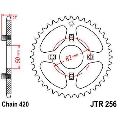 Load image into Gallery viewer, Front &amp; Rear Sprocket Kit for HONDA TRX70 86-87 JT Sprockets
