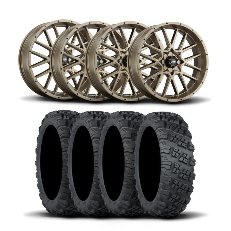 Load image into Gallery viewer, ITP Hurricane 20" Bronze Wheels And Versa Cross XTR Tires [33x10-20]
