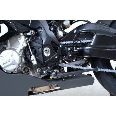 R&G Racing Black Adjustable Rearsets For 2017-2020 BMW S1000R