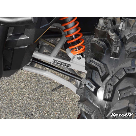 SuperATV Polaris General 2017+ High-Clearance A-Arms White Aluminum 1.5in Offset Super Duty 300M AA-P-RZR900S-1.5-HC-001-BSD-07