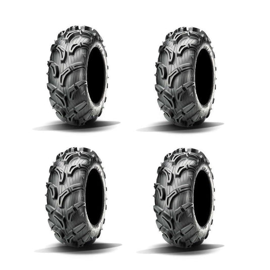 Full Set Of Maxxis Zilla Bias (6 Ply) UTV Tires 27x11-12 (4)