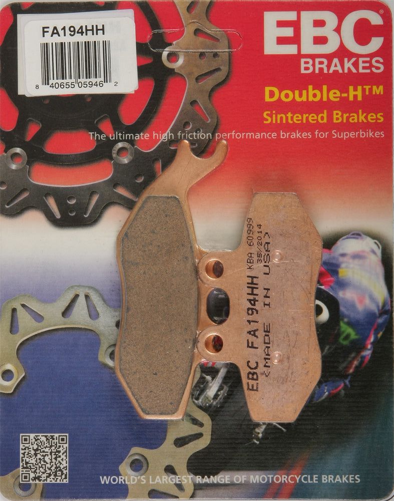Load image into Gallery viewer, EBC 1 Pair Sintered HH Race Formula Brake Pads MPN FA194HH
