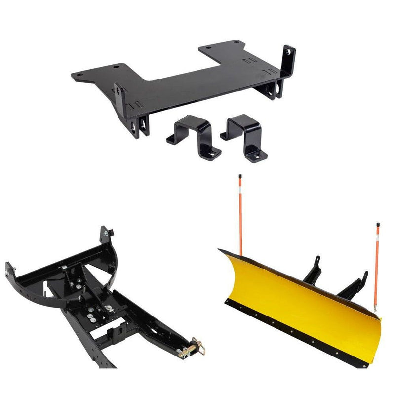 Load image into Gallery viewer, Denali Black UTV Snow Plow Kit For Honda Pioneer 700-4 SXS700M4 2014-2021
