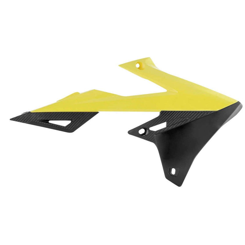 Load image into Gallery viewer, Acerbis Yellow/Black Radiator Shrouds for Suzuki - 2686491017
