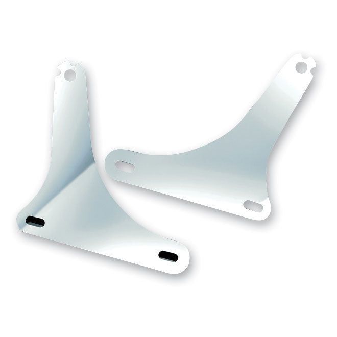 Load image into Gallery viewer, Kuryakyn Driver Passenger Backrest Sissy Bar Side Plate Chrome Harley Softail
