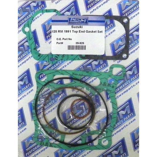 WSM Top End Gasket Kit For Suzuki 125 RM 1991 29-925